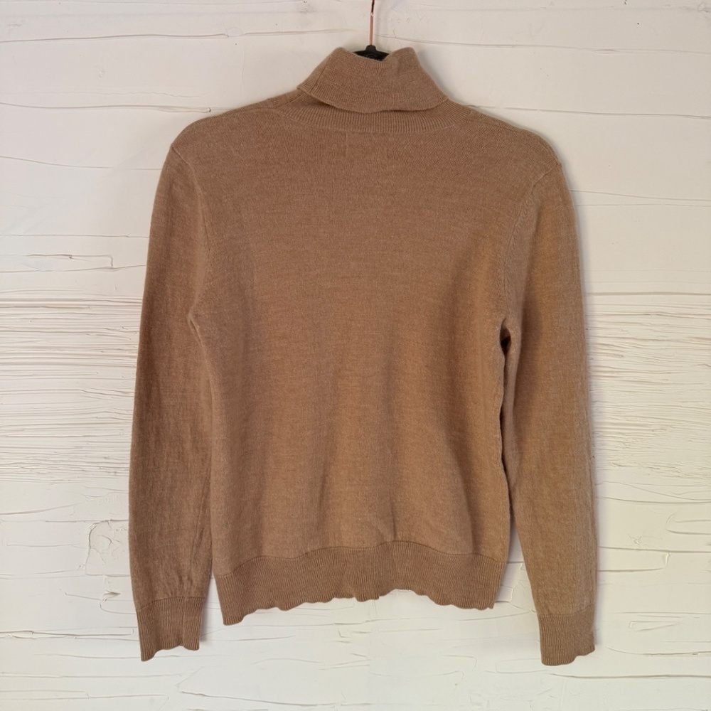 Saks Fifth Avenue | Halston | Size L | 100% Merino Wool Turtleneck Sweater - Picture 4 of 7